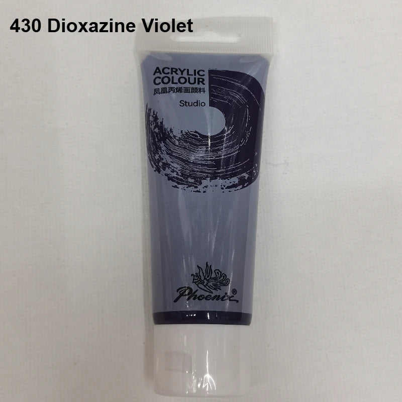 75ml Acrylfarbe Ungiftig Nicht verblassend, reiche Pigmente für Maler, Erwachsene für Leinwand Holz Ton Stoff Keramik Bastelbedarf