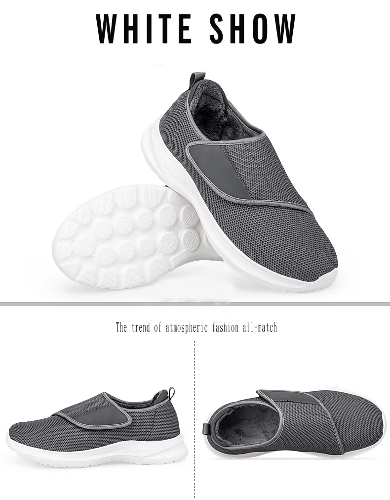 Winter Damen Orthopädie Breite Füße Geschwollene Gehen Freizeit Schuhe Daumen Eversion Anpassung Weich Bequem Diabetiker Herren Schuhe