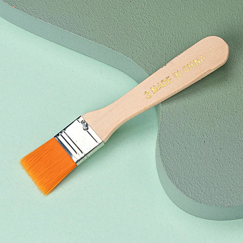 Borrence 1/2/3/5Stk Memory Nylon Pinselset für Acryl Ölmalerei Aquarell Holzmalpinsel Werkzeuge Kunstbedarf