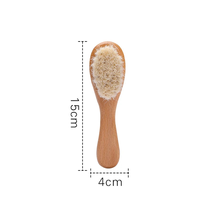 3pc Baby Hair Comb Mother-kids Hair Care Brush Baby Shower Tools Combs for hair Newborn Baby 0 12 Month Baby brush Care Utensils - Sun Studio