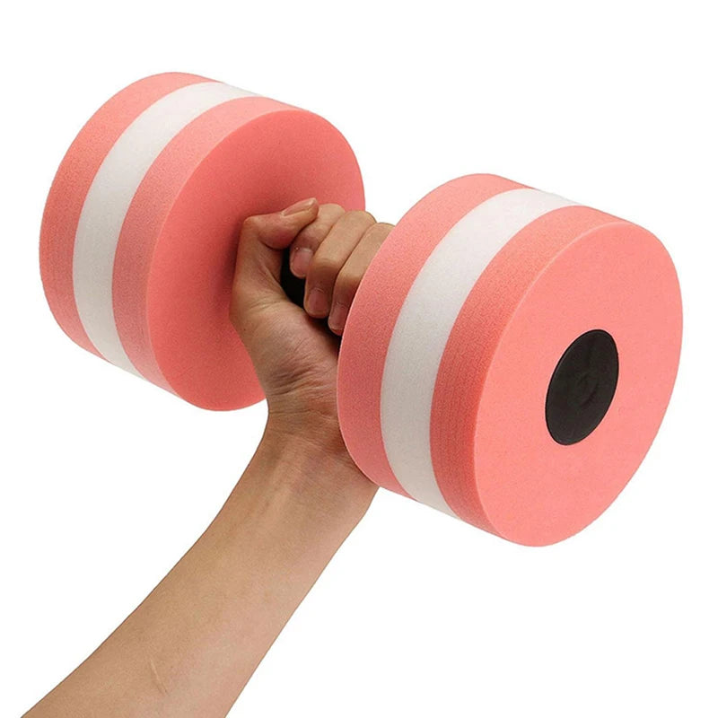 Floating Swim Gym Dumbbell Water Weight Aerobics Fitness Pool Water Swimming Aqua Exercise Barbell EVA Foam Aquatics Dumbbell - Sun Studio