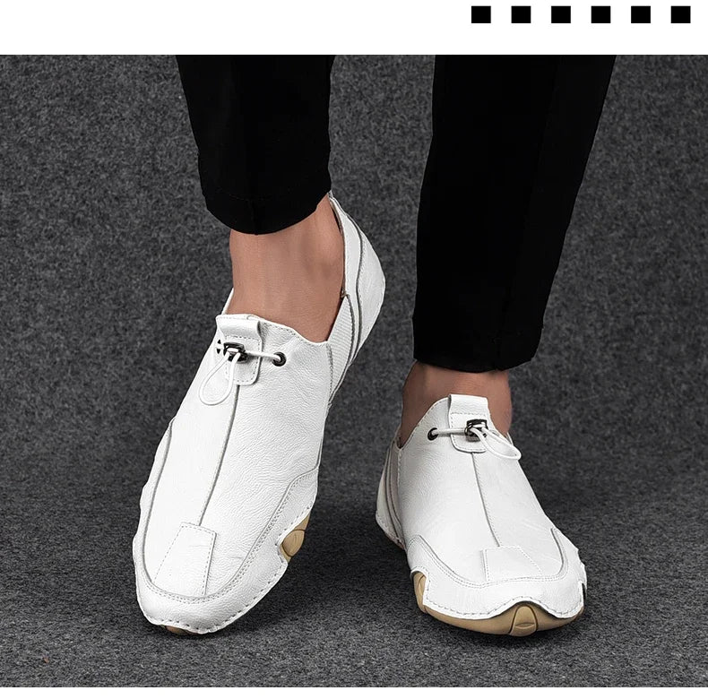 Size 38-47 Men Sneakers Leisure Comfortable Walking Genuine Leather Shoes Sports Outdoor Footwear Loafers Male Trainers 2021 - Sun Studio