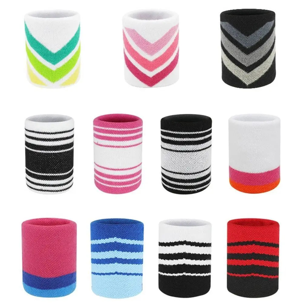 Sweatband Tennis Badminton Wrist Protector Stretch Elastic Wrist Brace Yoga Bracelet Protector Wrist Sweatband Gym Wristband - Sun Studio