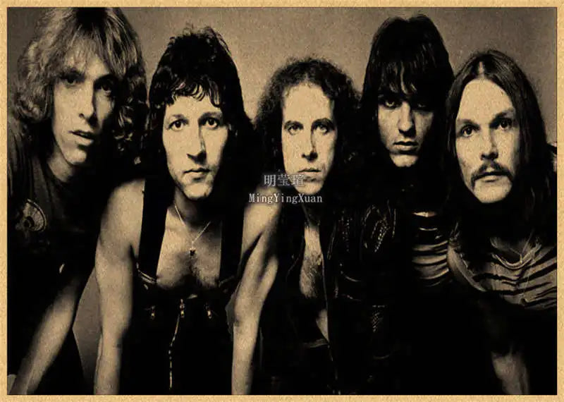 Scorpions Band Poster Wandkunst Poster Dekoration Kunstposter personalisiertes Geschenk modernes Familien Schlafzimmer Gemälde