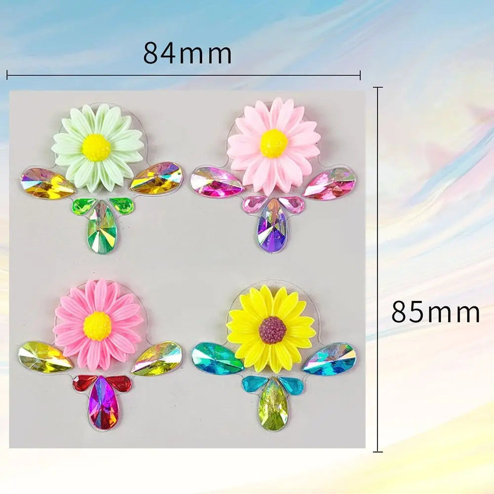 Adhesive Makeup Diamond Sticker DIY Temporary 3D Crystal Face Stickers Glitter Diamond Mask Rhinestone Tattoo Women - Sun Studio