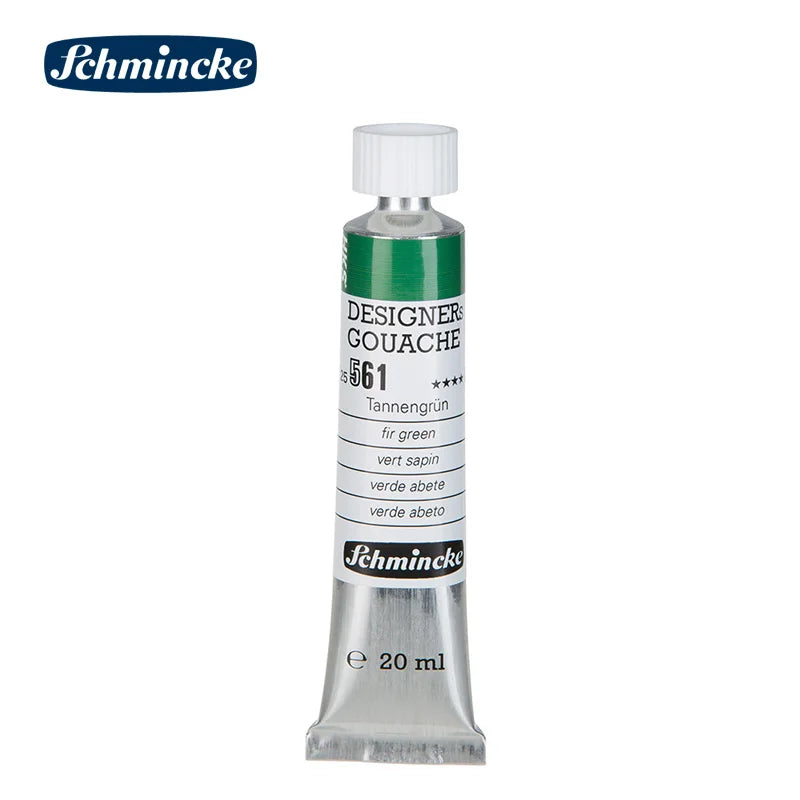 Germany Schmincke Designer Gouache Paint Tube 20ml Opaque Gouache Paint Professional Artist 48 Colors Drawing Art Supplies Cute - Sun Studio