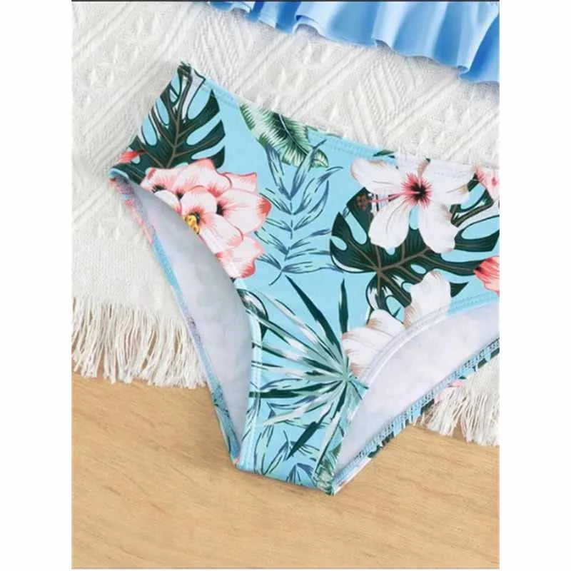 Family Matching Suits Boys Beach Shorts Mother Daughter Swimwear Father Son Swimsuit   Summer Bikini New Kids Prints Clothes - Sun Studio
