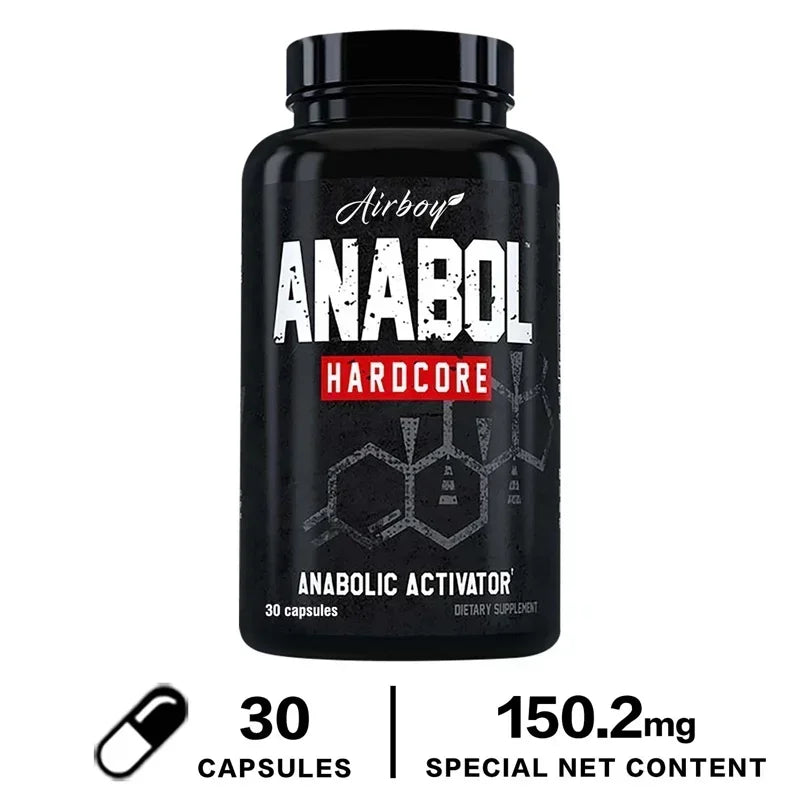 Anabol Hardcore Supplement - Anabolic Muscle Building Supplements That Promote Muscle Protein Synthesis and Increase Strength - Sun Studio