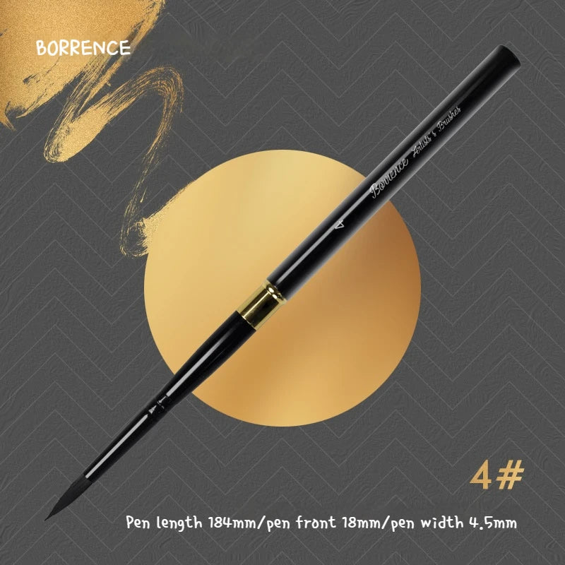 Artist Hand-Painting Drawing Brushes Gouache Watercolor Brush Pen for Water Color Painting Drawing Office School Art Supplies - Sun Studio