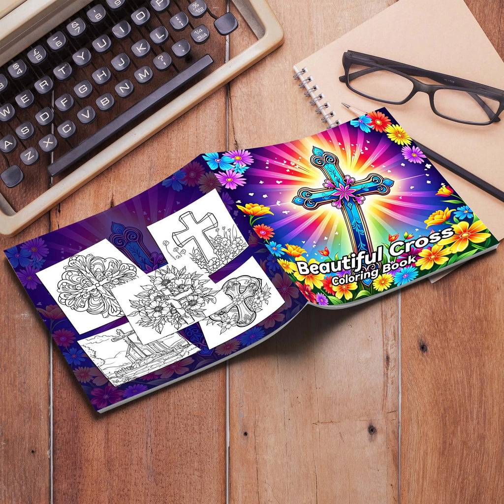 Spiral Colouring Book 24 Sheets 20x 20 cm For Graffiti Painting Drawing Book Relieve Anxiety Perfect for Many Holiday Gifts - Sun Studio