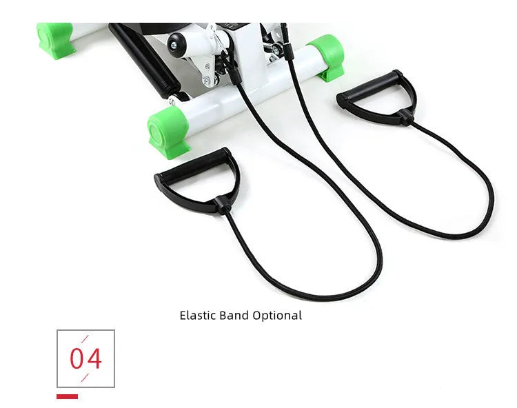 Gym Equipment Leggings Stepper Exercise Fitness Mini Twist Stepper Machine With Resistance Band - Sun Studio