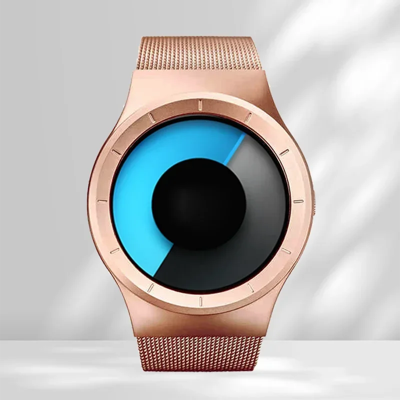 NEUE Kreative Quarz Uhren Männer Top Mode Marke Freizeit Edelstahl Mesh Band Unisex Uhr Uhr Männlich weiblich Gentleman Geschenk