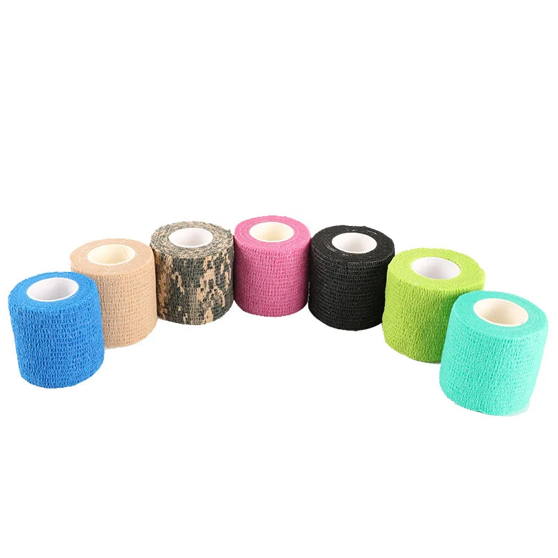 10pcs/Lot Tattoo Grip Bandage Cover Wraps Tapes Nonwoven Waterproof Self Adhesive Finger Protection Permanent Makeup Accessories - Sun Studio
