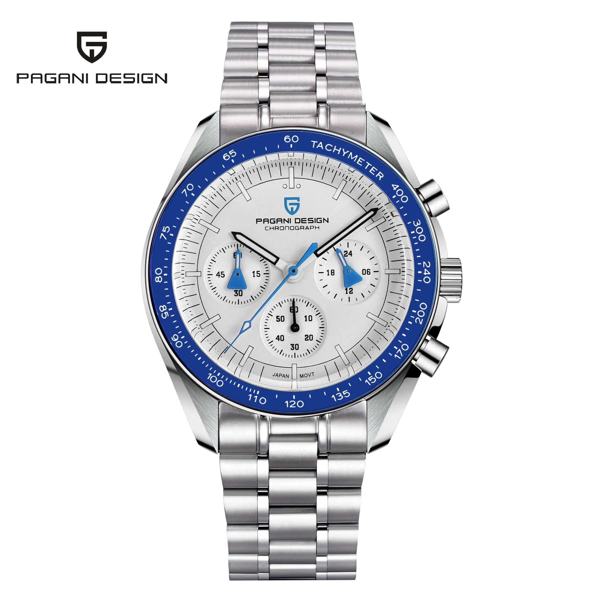 PAGANI DESIGN Monduhren Männer Quarz Uhr für Männer Auto Datum Geschwindigkeit Sport Chronograph AR Saphir Spiegel Armbanduhr 2025 Neu