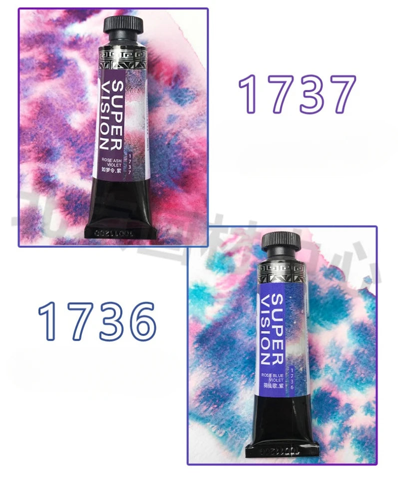 10/12 Color Layered Color 2/3mL Wet Separate Watercolor Pigment Artist Level Art Transparent Painting/Chinese Painting Creation - Sun Studio