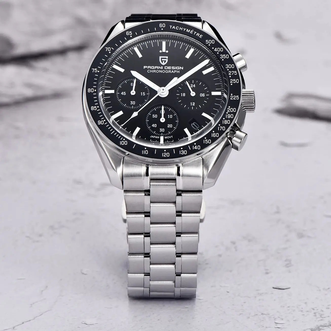 PAGANI DESIGN Moon Watches Men Quartz Watch For Men Auto Date Speed Sport Chronograph AR Sapphire Mirror Wrist watch 2025 New - Sun Studio