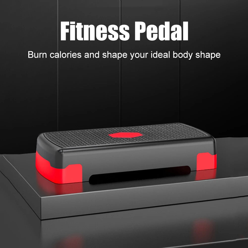 Fitness Height Step Pedal Aerobic Fitness Stepper Cardio Pedal Exerciser Stable 200KG Load Home Training Gym Exercise Foot Pedal - Sun Studio