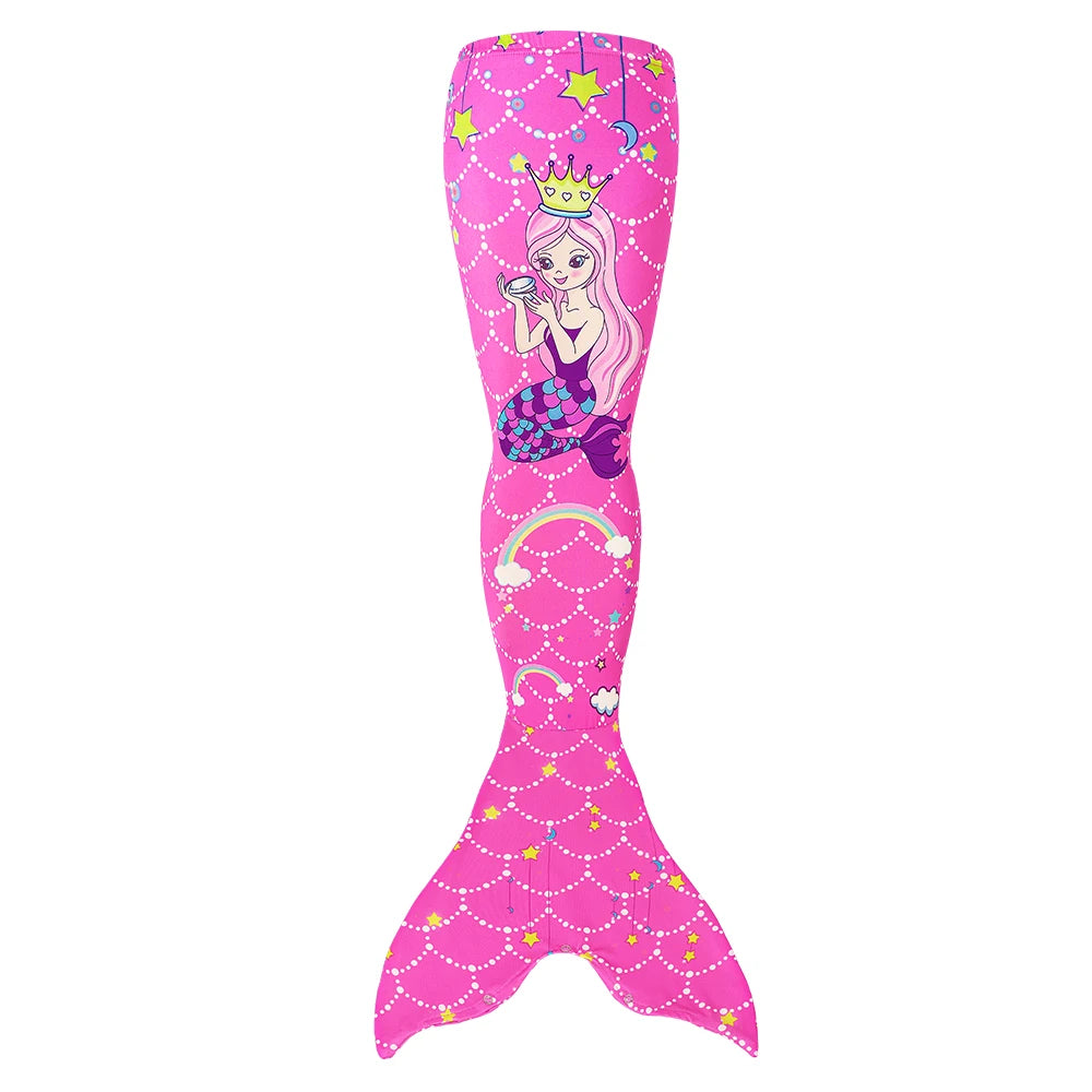 3PCS Mermaid Tails Swimwear Set for Swimming Girls Princess Bathing Suit Sets Kids Mermaid Swimsuit Swimable Costume - Sun Studio