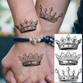 Einzigartige dreieckige Ozeanwelle Temporäre Tattoos für Männer Frauen realistische Tiger Löwe Fake Tattoo Aufkleber Spruch Transfer Kunst Tattoos