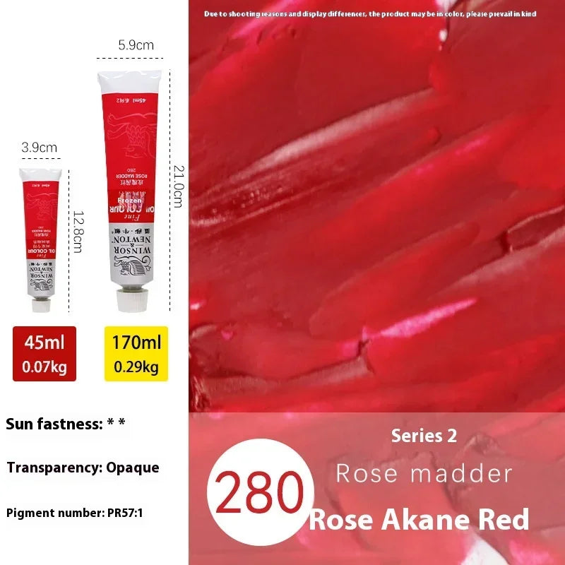 45ml Oil Paint Transparent Tube Fast Drying White Gold Silver Professional Color Painting Supplies For Artists Student Beginners - Sun Studio