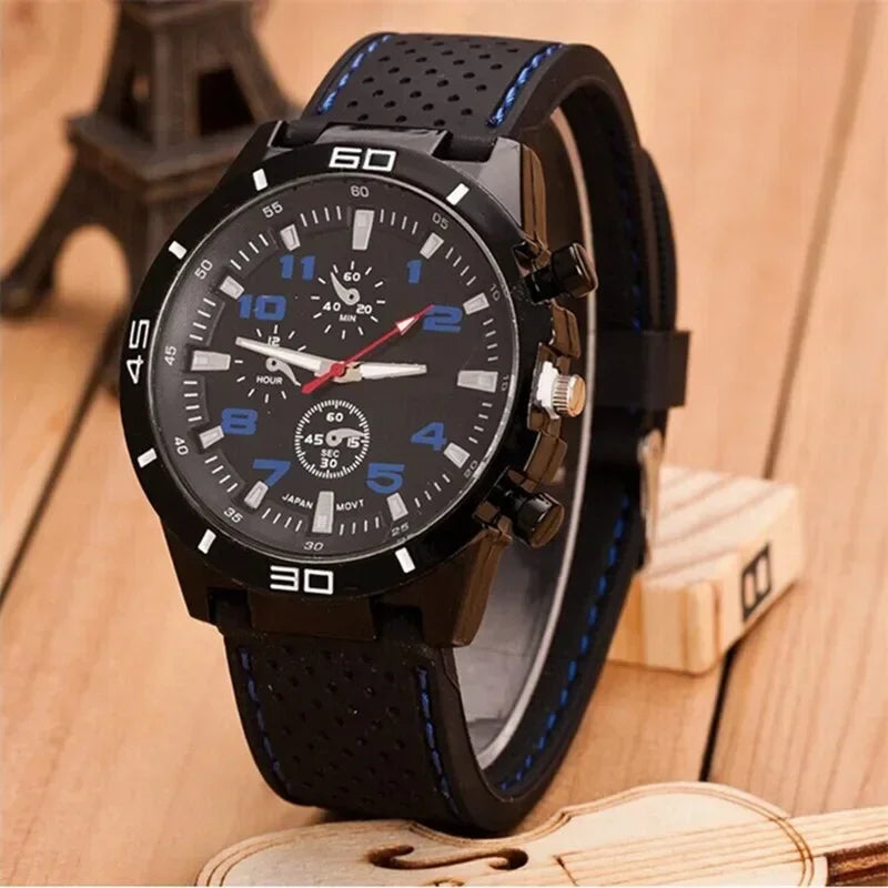 Fashion Date Quartz Men Watches Top Brand Luxury Male Clock Chronograph Sport Mens Wrist Watch Hodinky Relogio Masculino - Sun Studio