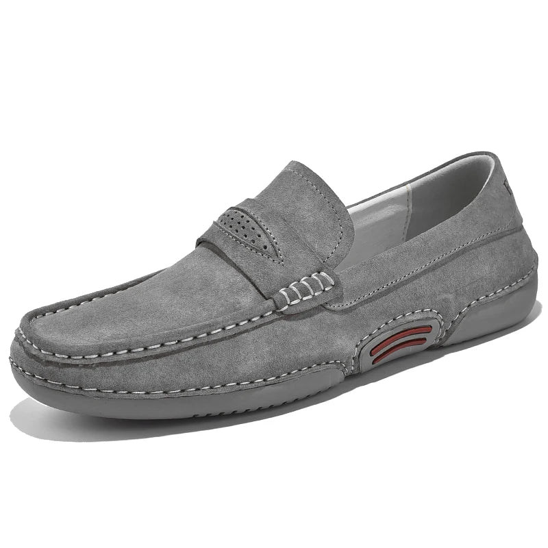 Qualität Echtes Leder Schuhe Männer Loafer Slip-On Weiches Leder Freizeit Männer Schuhe Komfort Fahr Schuhe Männer Flach Gehen Fußbekleidung
