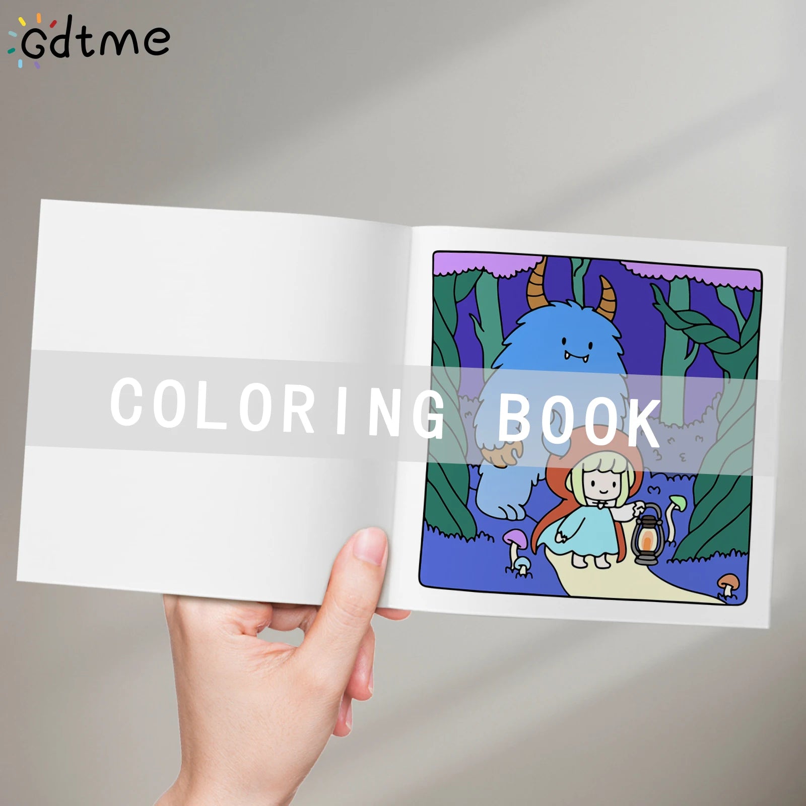 THE SPOOKY TALES Bold-easy Patterns Coloring Book for Adults Cute Drawing Book Perfect Gift for Party and Birthday - Sun Studio