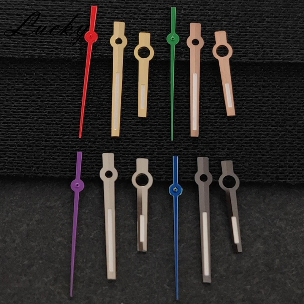NH35 NH36 High Quality Hands Silver Gun Gold Rose Gold Watch Hands Green Luminous Watches Pointers Fit NH35/NH36/4R/7S Movement - Sun Studio
