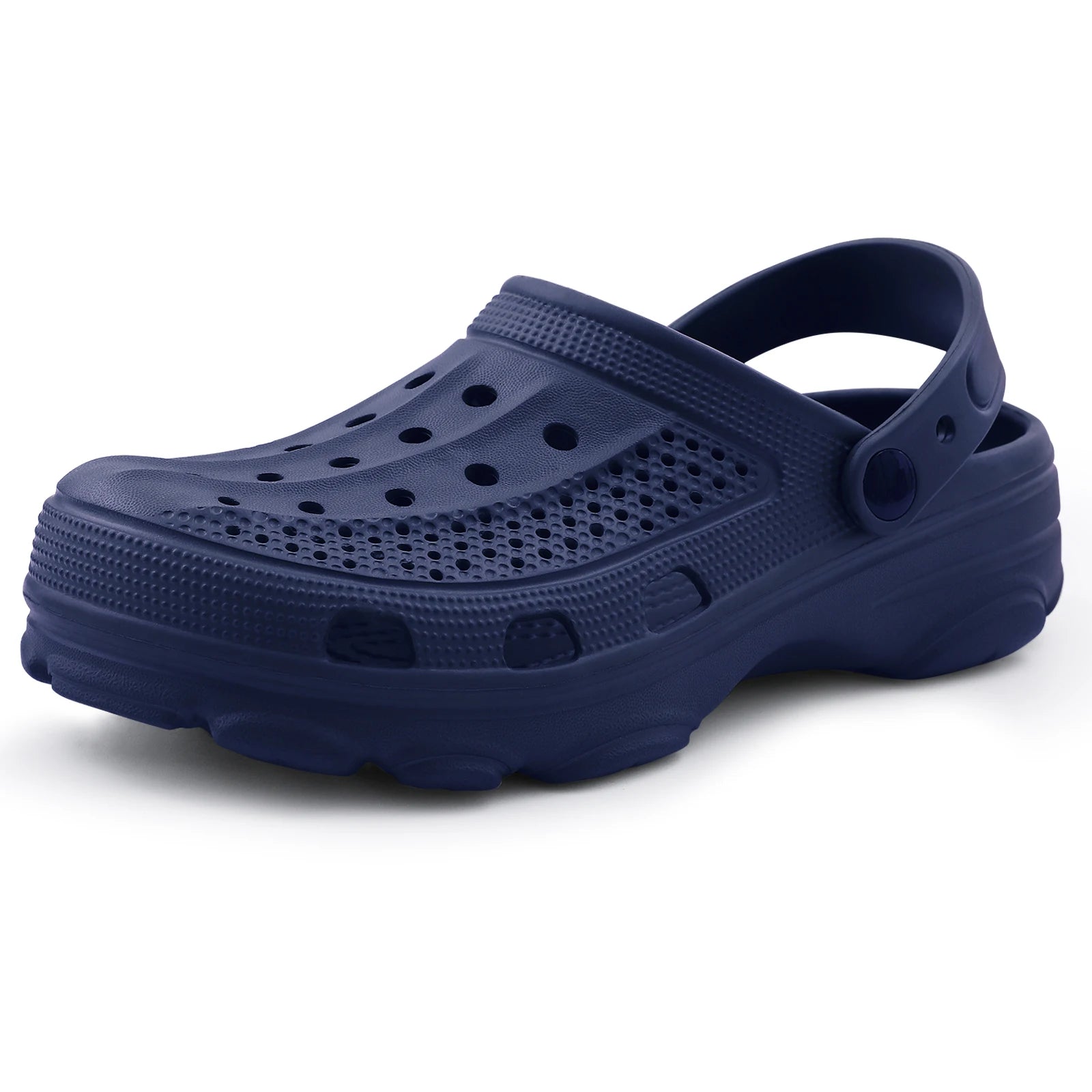 Eyriphy Herren Hausschuhe Garten Schuhe atmungsaktive Lochhausschuhe Outdoor Angelschuhe rutschfeste Küchenschuhe EVA-Sohle Herren Sandalen