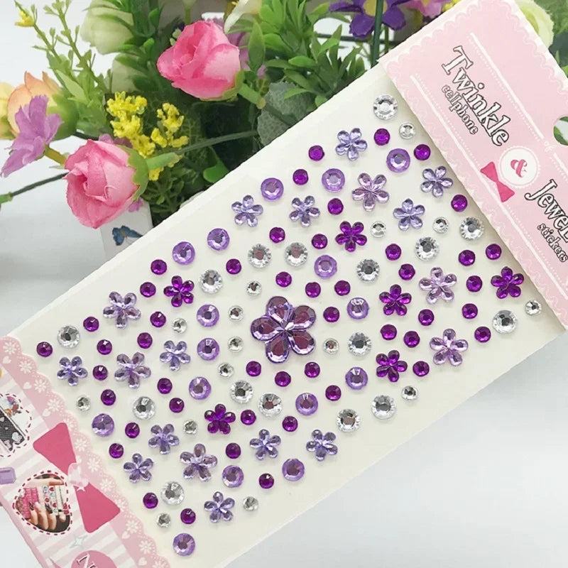 Glitzer Gesicht Aufkleber für Kinder Strasssteine für Augen Gesicht Diamanten Helle Aufkleber Festival Makeup Juwelen Aufkleber ZS006