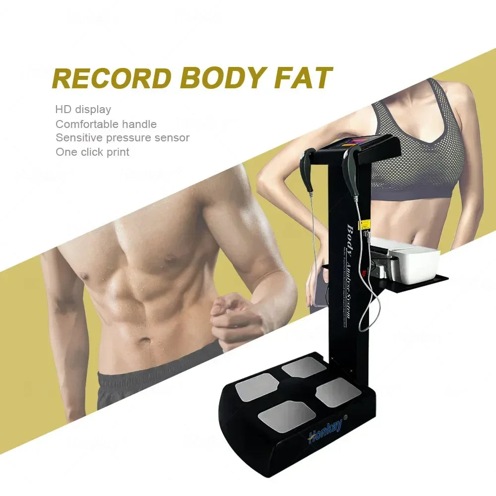 Salon SPA Body Composition Analysis Equipment Bioelectrical Impedance Analyzer With Printer BMI Measurement Machine - Sun Studio