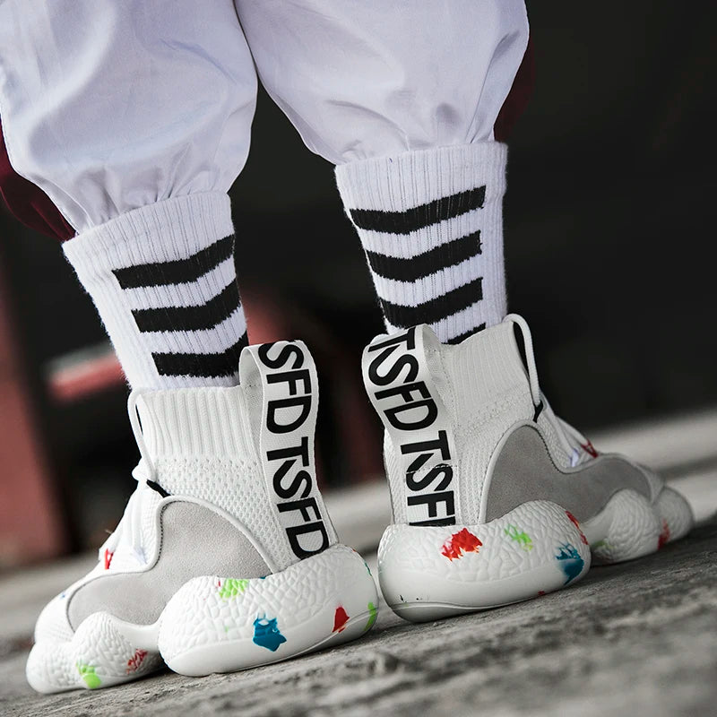 Casual Boot Shoes Men Camo Socks Sneakers Boots Shoes for Male Sneakers Breathable Jogging Trainer Socks Boots - Sun Studio