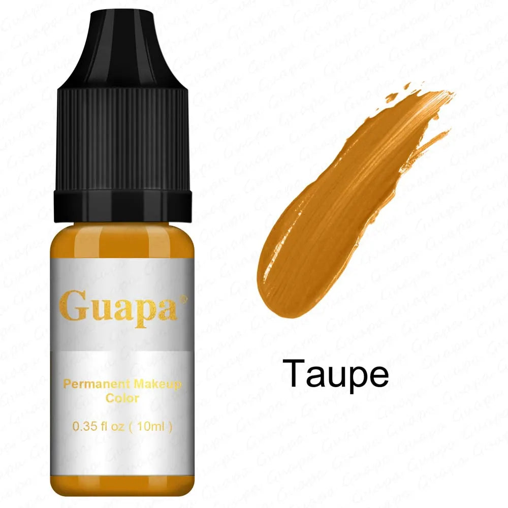 10ML Tattoo Ink Mikropigment Lippen Augenbrauen Permanente Makeup Pigment Tattoo Zubehör für Tattoo Augenbrauen Eyeliner Lippen