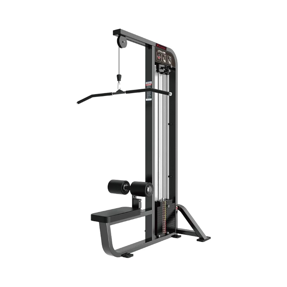 Commercial Gym Pin Load Selection Machine Lat Pulldown Seated Equipment With Adjustable Function For Chest And Arms Training - Sun Studio