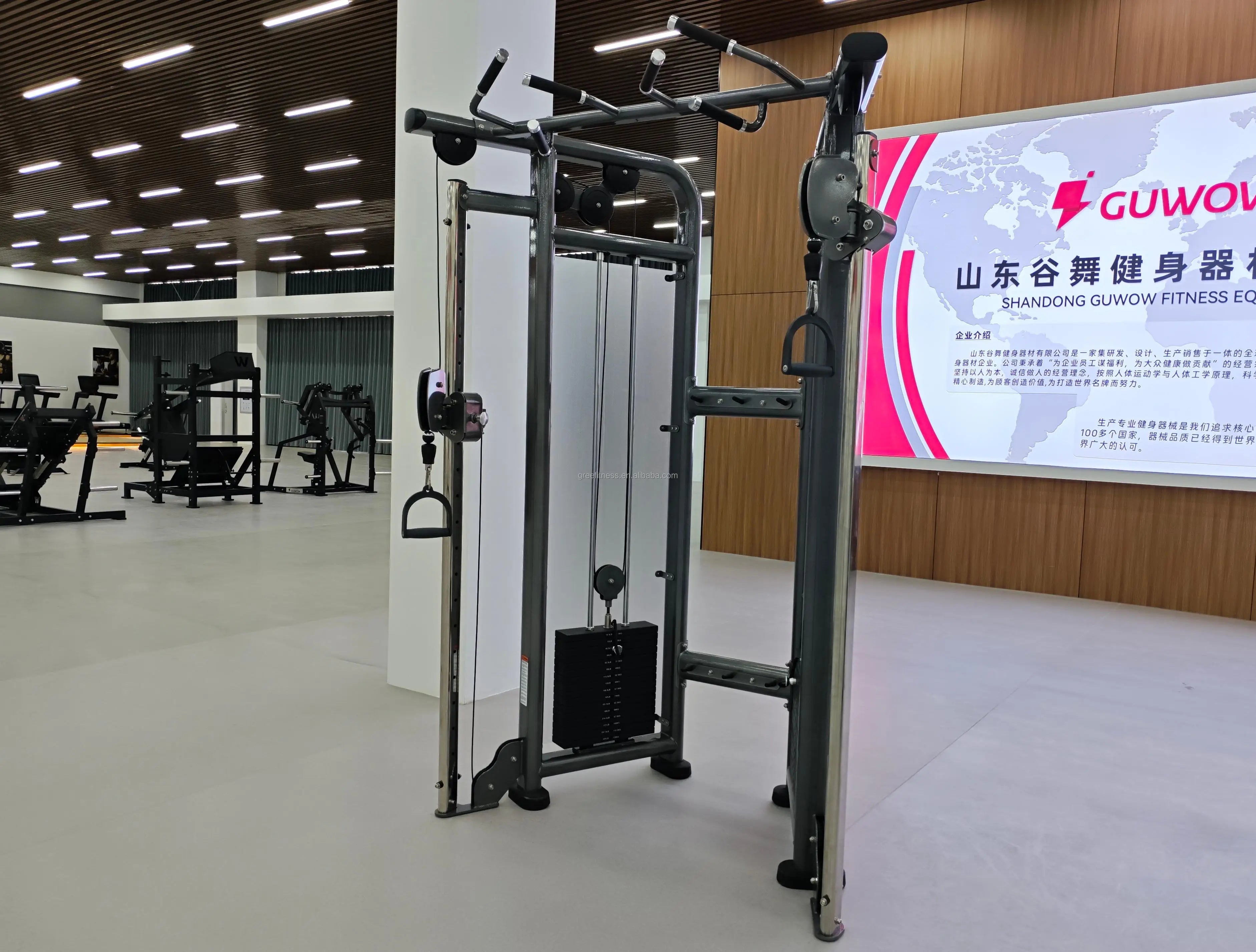 Multifunctional Smith Machine For Home Gym Use For Back Exercise And Bodybuilding Includes Pin Load Selection Features - Sun Studio