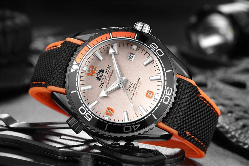 Luxus Automatische Herren Uhr Hochwertige Mechanische Selbstaufzugsbewegung Gummiband Wasserdicht Leuchtender Kalender Herren Uhren