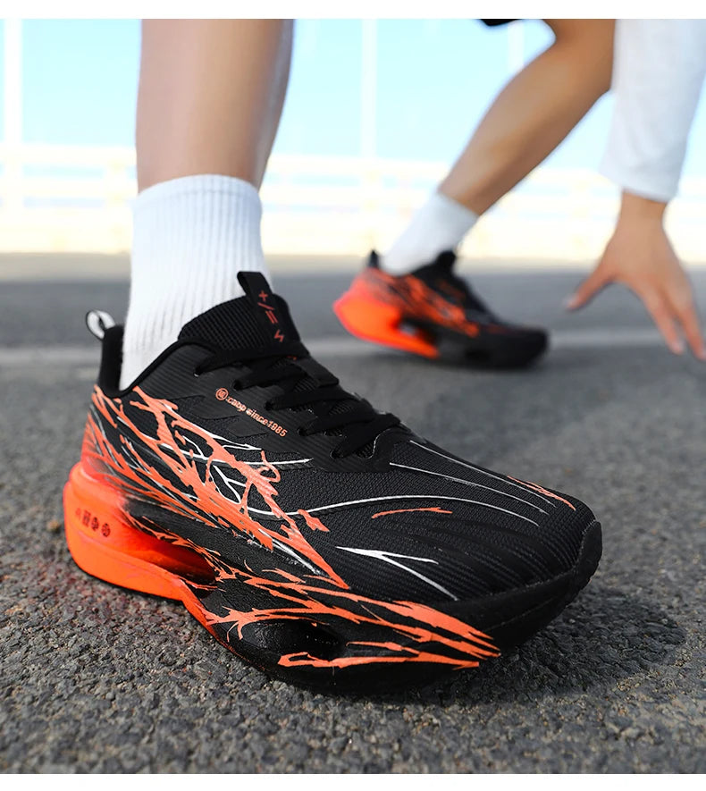 Herren Sportschuhe Professionelle Dämpfung Carbonplatte Laufschuhe Atmungsaktive Paar Freizeit Sneakers Marathon Sport Fußbekleidung