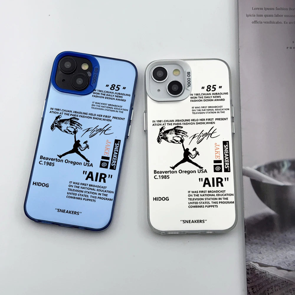 Tide ARI 85 Street sneakers White Phone Case For iPhone 11 12 13 14 15 Pro Max16 Plus Shockproof Hard Back Cover Fundas Capa off - Sun Studio