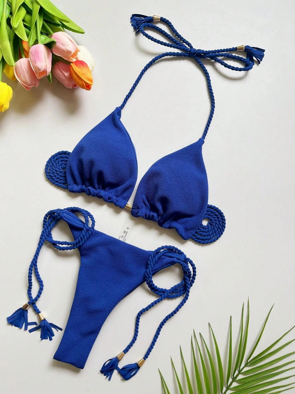 Sexy solid color women's bikini set summer swimsuit two-piece set beach Swimwear bikinis - Sun Studio