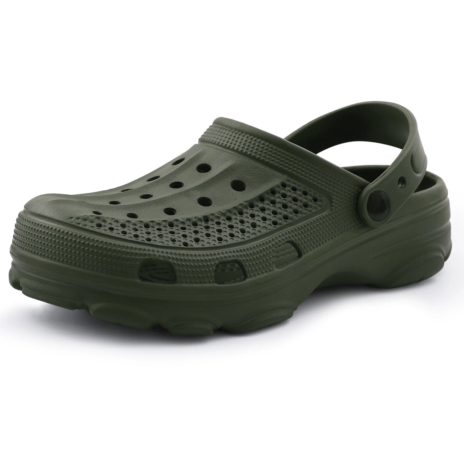 Eyriphy Men Slippers Garden Shoes Breathable Hole Slippers Outdoor Fishing Shoes Non-Slips Kitchen Slippers EVA Sole Men Sandals - Sun Studio