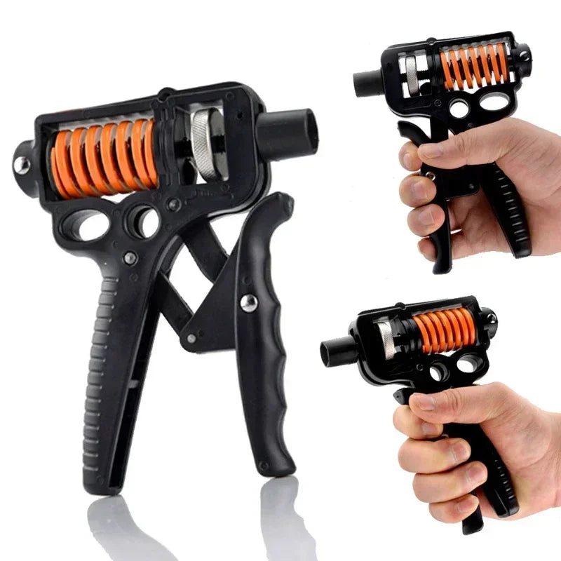 5-165Kg Adjustable Steel Spring Heavy Hand Grip Exercise Strengthener Gripper Finger Expander Arm Wrist Forearm Trainers - Sun Studio