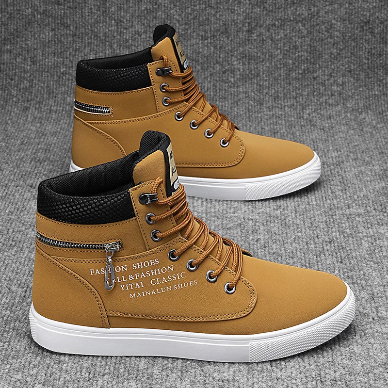 Men's sports and casual shoes, suitable for daily wear, office, semi formal - cold weather shoes, outdoor walks, fashionable sho - Sun Studio