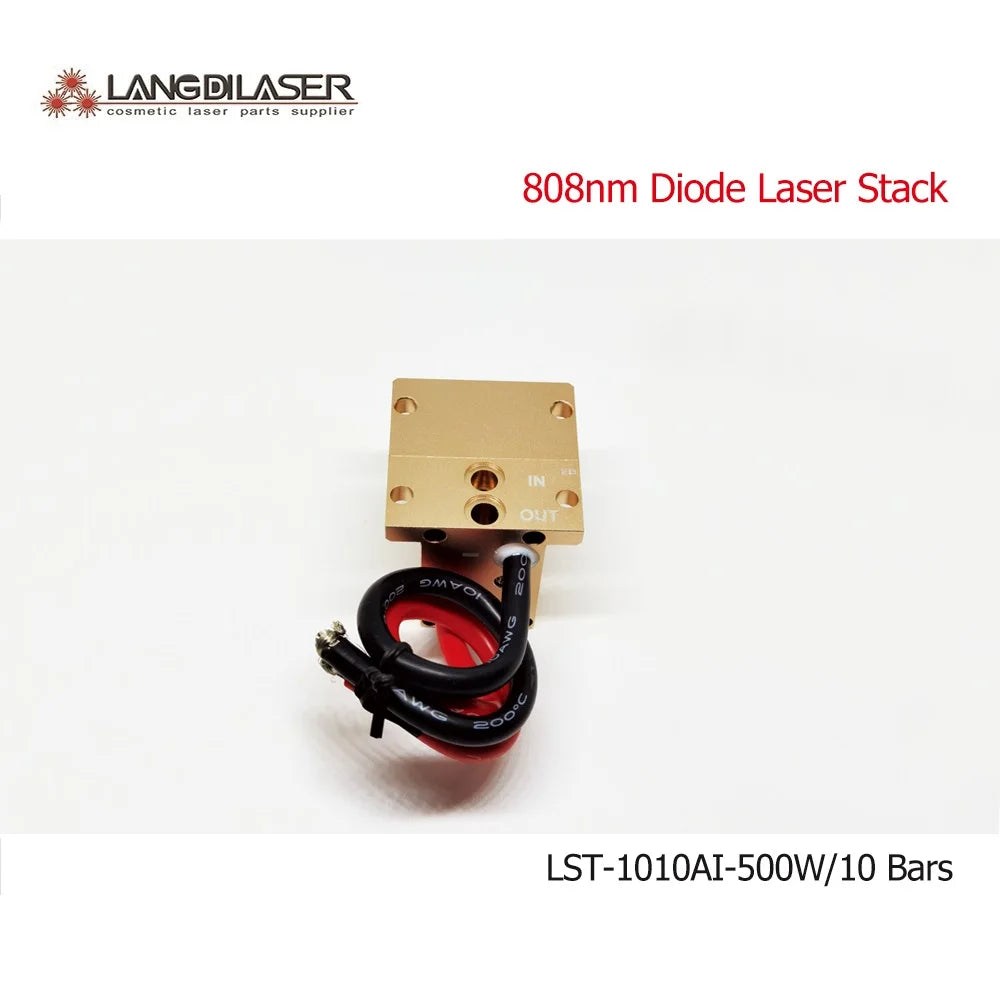 LST-1010AI 808nm&810nm Diode Laser Stack 500W Macro-Channel Module 10 Bars for Aesthetic Machines Hair Removal/Skin Rejuvenation - Sun Studio