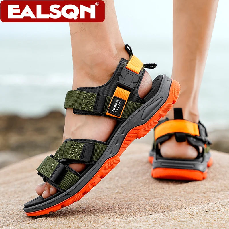 Summer Men Sandals Fashion Leisure Beach Holiday Sandals for Mens Lightweight Shoes New Outdoor Comfortable Casual Sandals - Sun Studio