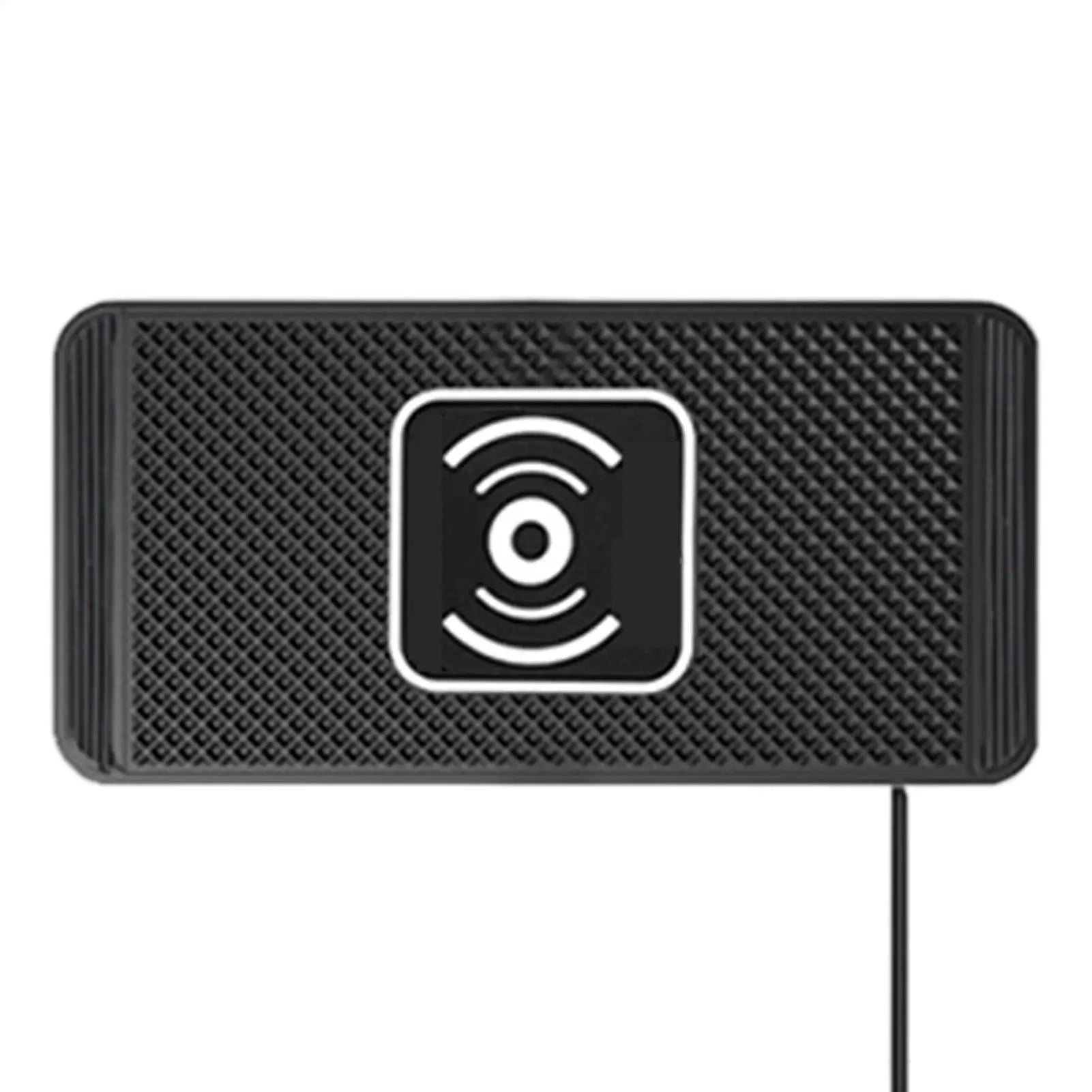 Wireless Phone Charger Wireless Car Charger Pad For Car 39 Inch Cable Automatic Sensing Non-Slip Charging Mat For Phone Vehicle - Sun Studio