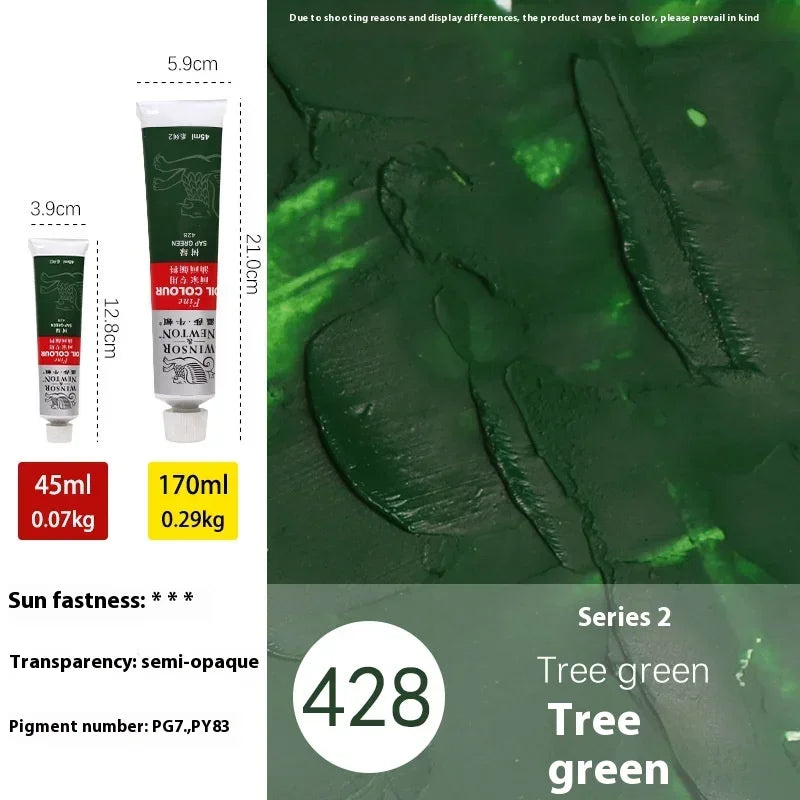 45ml Ölmalerei Transparente Tube Schnell trocknend Weiß Gold Silber Professionelle Farbmalbedarf für Künstler Studenten Anfänger