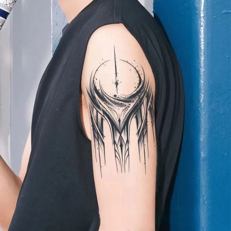 Japanese Aesthetic Samurai Juice Tattoo Stickers Waterproof Durable Bodyguard Knife Semi-permanent Fake Tattoo Arm Simulation - Sun Studio
