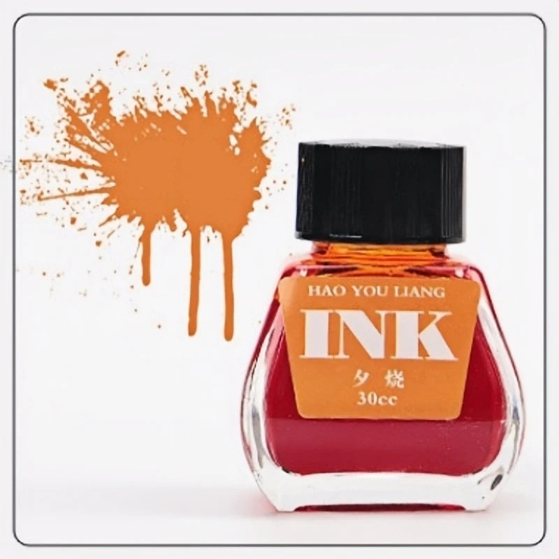 30cc Drawink Ink 16 colours Ink Dye Type Non-carbon non-clogging fountain pen ink Coloured ink Fountain pen light colour ink - Sun Studio