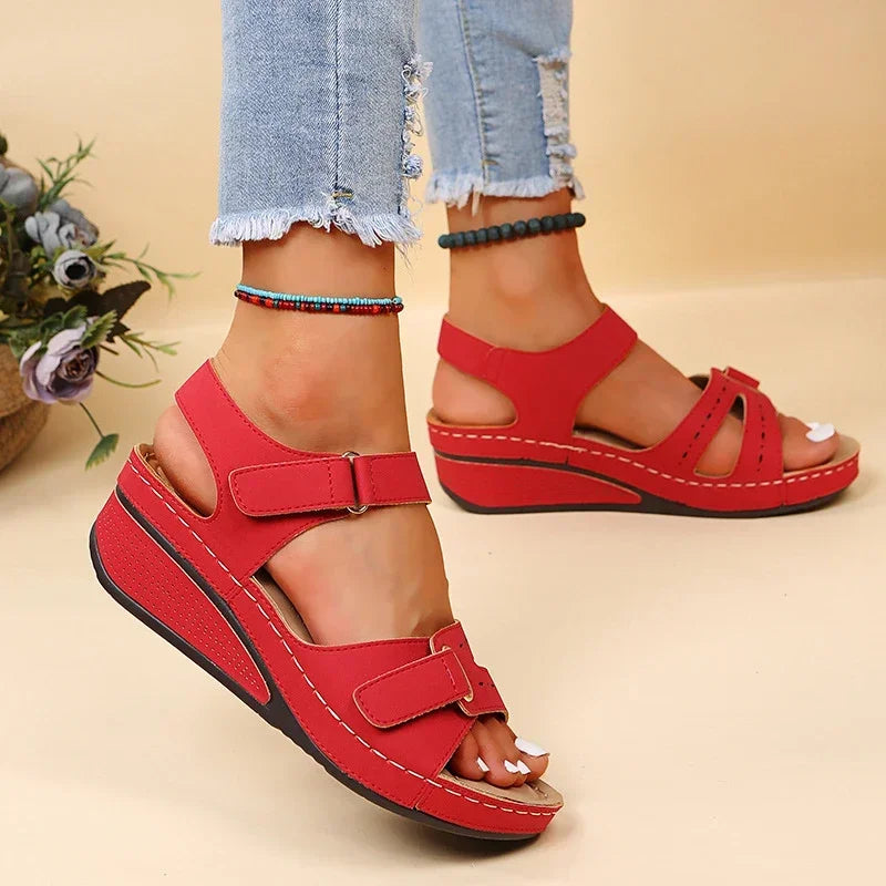 Summer Wedge Sandals for Women 2025 New Fashion Non Slip Beach Shoes Woman Lightweight Casual Platform Sandalias Mujer Plus Size - Sun Studio