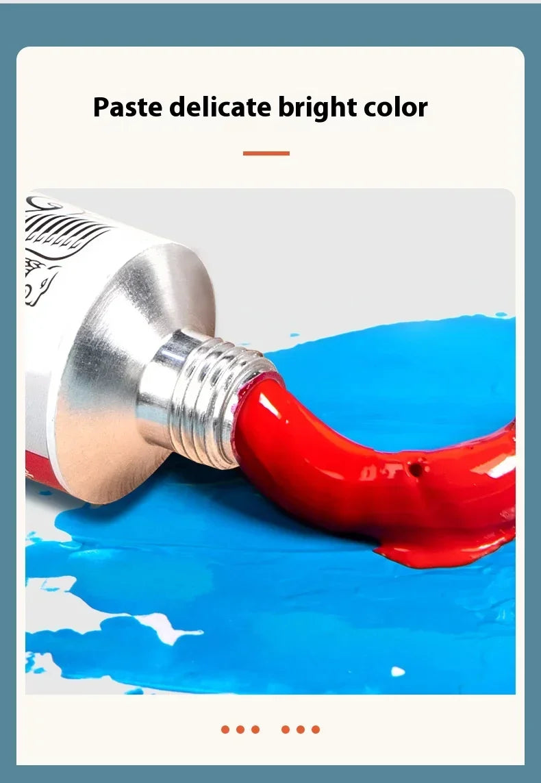 45ml Oil Paint Transparent Tube Fast Drying White Gold Silver Professional Color Painting Supplies For Artists Student Beginners - Sun Studio